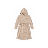 Polka Dot Hooded Dress