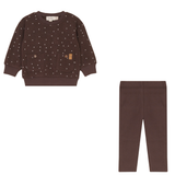 Polka Dot Sweatshirt & Legging Set