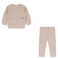 Polka Dot Sweatshirt & Legging Set