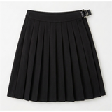 Ponte Pleated Wrap Skirt