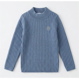 Mock Neck Rib Knit Top