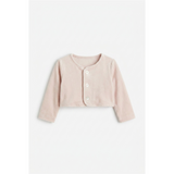 Velour Button-Front Cardigan