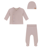 Bamboo Side Snap Cardigan & Footie Set