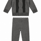 Boys Cable Knit Sweater Set