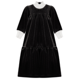 Rib Mock Neck Velour Robe