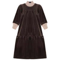 Rib Mock Neck Velour Robe