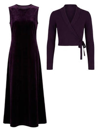 Long Jumper & Wrap Cardigan Set