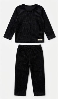 Embossed Velour 2-Piece Set