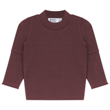 Low Mock Neck Top