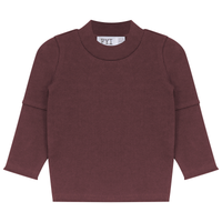 Low Mock Neck Top