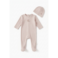 Bear & Bunny Print Footie
