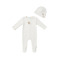 Bear & Bunny Print Footie