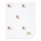 Bear & Bunny Print Blanket