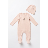 Sail Boat Bunny Print Footie