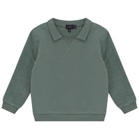 French Fleece Spandex And Corduroy Sweatshirt
