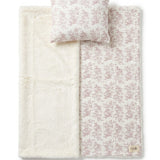 Gauze And Fur Blanket And Pillow Set