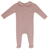 Pointelle Diamond Footie