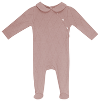 Pointelle Diamond Footie