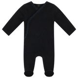 Footie With Leaves Stitch