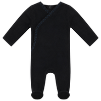 Footie With Leaves Stitch