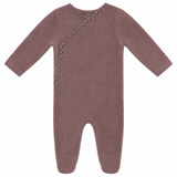 Footie With Leaves Stitch