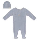 Honeybee, Flower & Rolling Horse Velour Footie