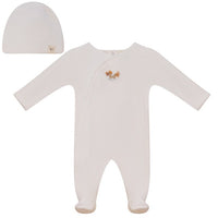 Rocking Horse Velour Footie
