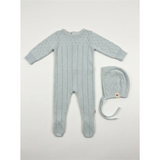 Knit Pointel Footie