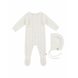 Knit Pointel Footie
