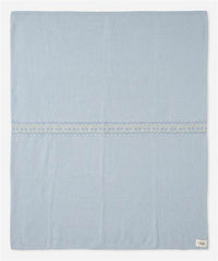 Cherry Embroidered  Knit Blanket