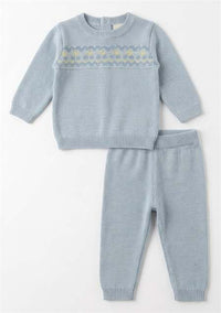 Cherry Embroidered Knit Set