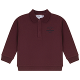 French Fleece Spandex Polo Sweatshirt