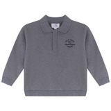 French Fleece Spandex Polo Sweatshirt