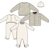Fottie And Cardigan Set