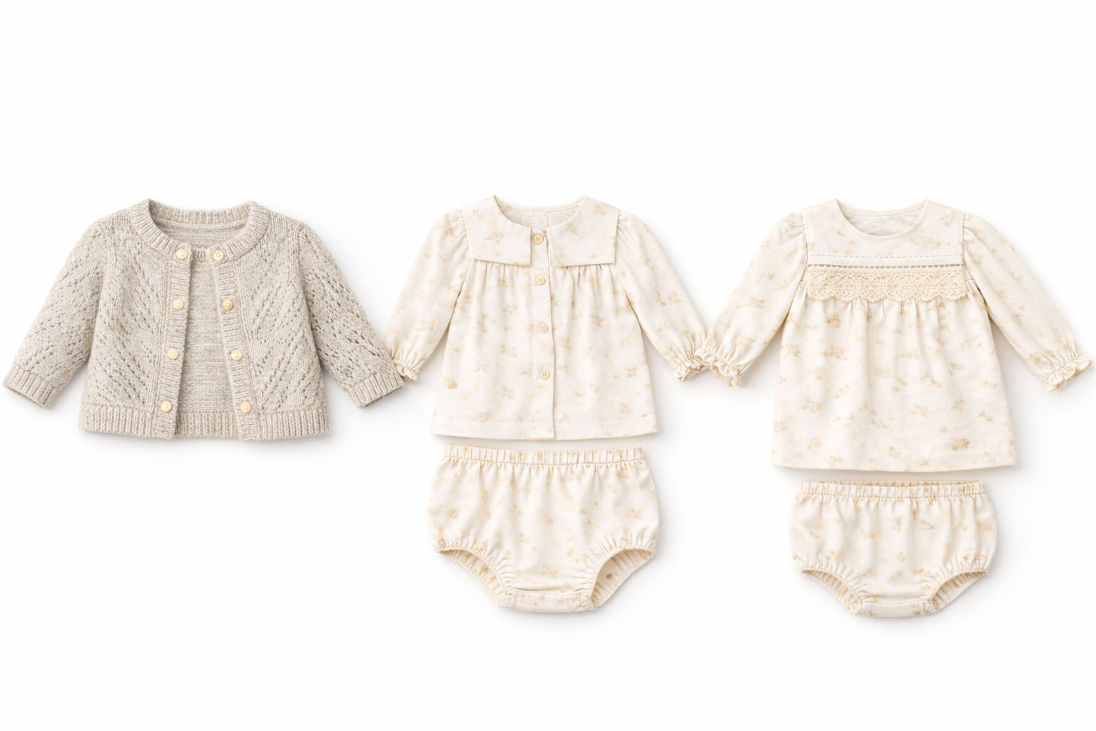 Ruffle Collar 3 PC Set