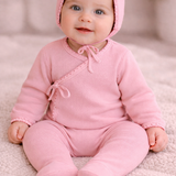 Fake Wrap Knit Footie