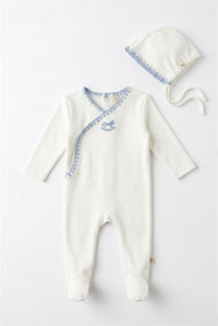 Horse Embroidery Wrap Footie