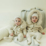 Double Sided Knit Hood Footie