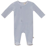 Embroidered Bear or Flower Footie