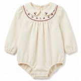 Cherry Embroidered Bubble