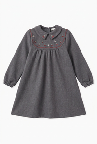 Cherry Embroidered Dress