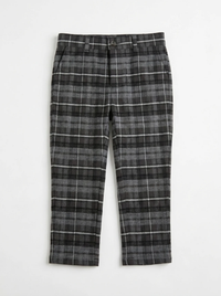 Plaid Woven Long Pants