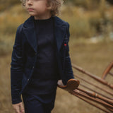 Horse Carriage Velour Blazer