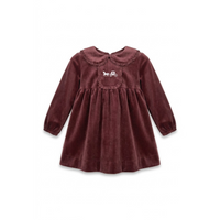 Horse Carriage Velour Dress