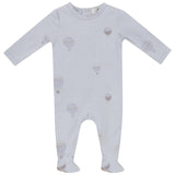 Dots and Balloon Print Footie