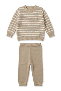 Special Stripe Knit Set