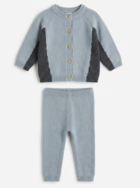 Knit Cardigan & Pants Set
