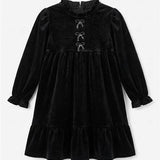 Velour Ruffle Robe