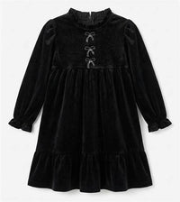 Velour Ruffle Robe
