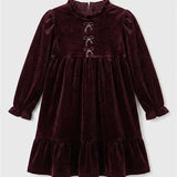 Velour Ruffle Robe